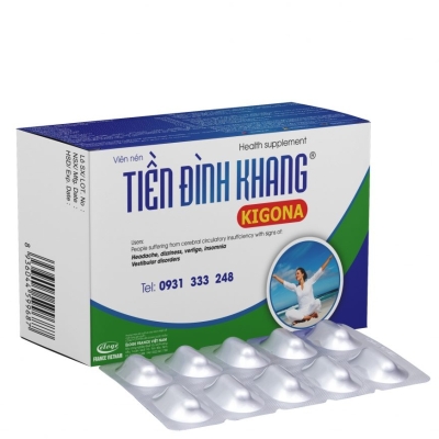 Tiền Đình Khang Kigona Éloge France Hộp 30 Viên