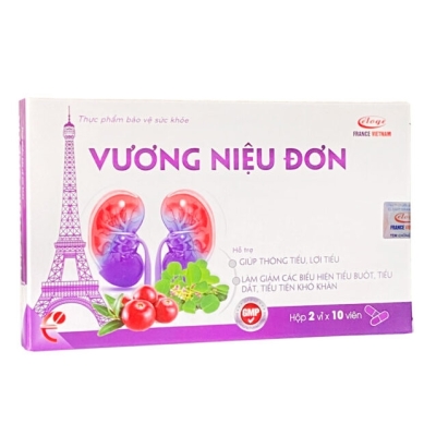 Vương Niệu Đơn Éloge France Hộp 20 Viên