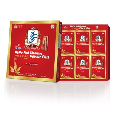 HYPO RED GINSENG POWER PLUS Hộp 30 Gói x 70ml